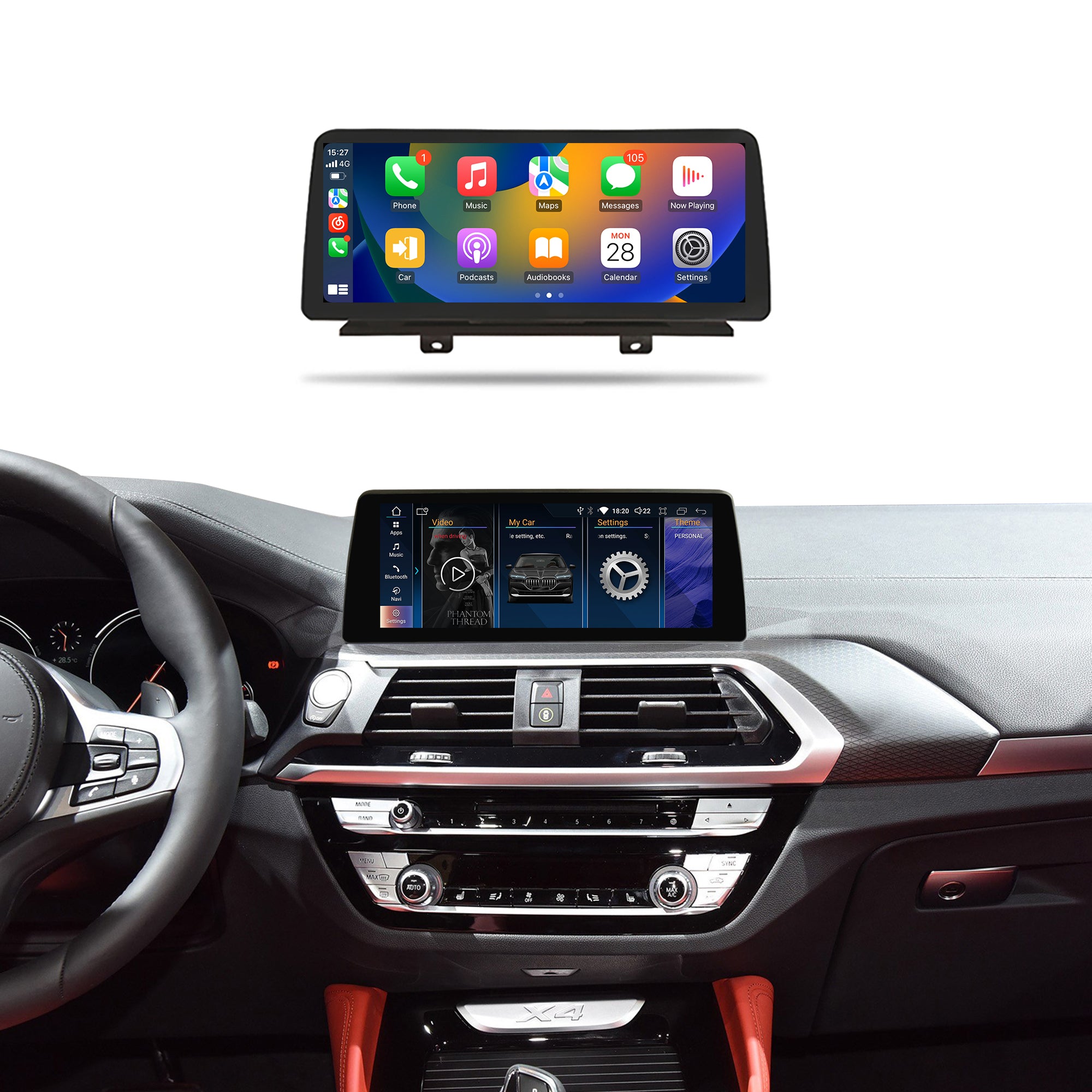 10.25 inch BMW X3/X4 G01/G02 2018+ Android Car Touch Screen