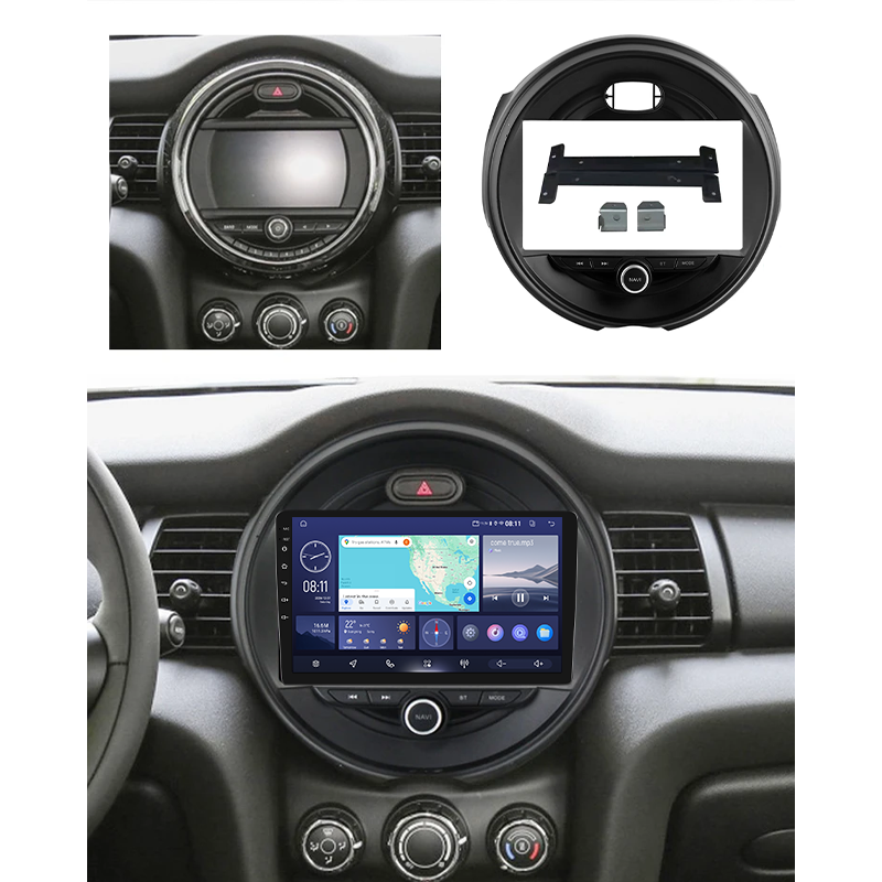 BMW | Smart Mini | 2015-2019 | 9 Inch Car Radio Adapter Dash Panel Kit