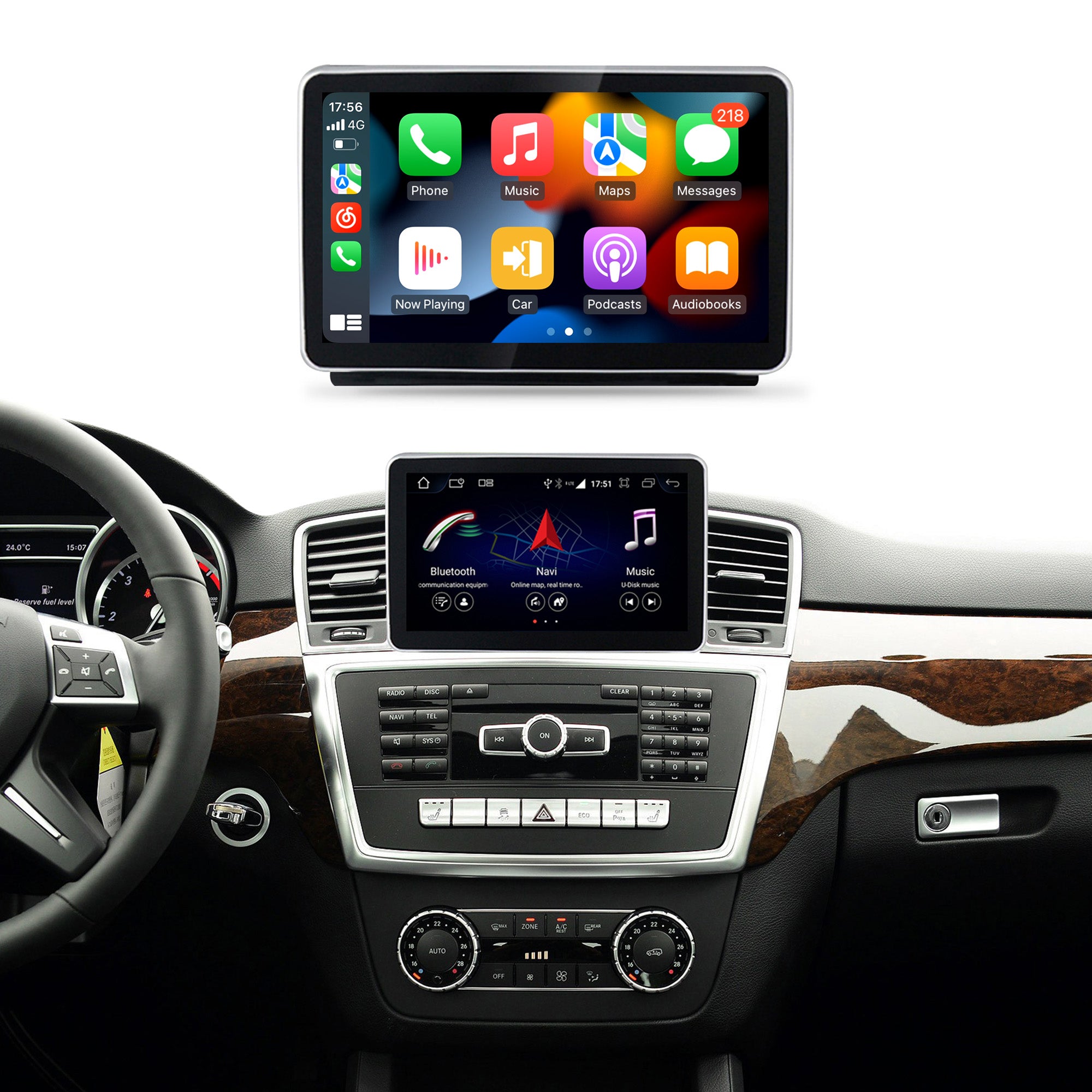 9 inch Benz GL/ML Class X166/W166 2013-2015 NTG 4.5 Android Car Radio
