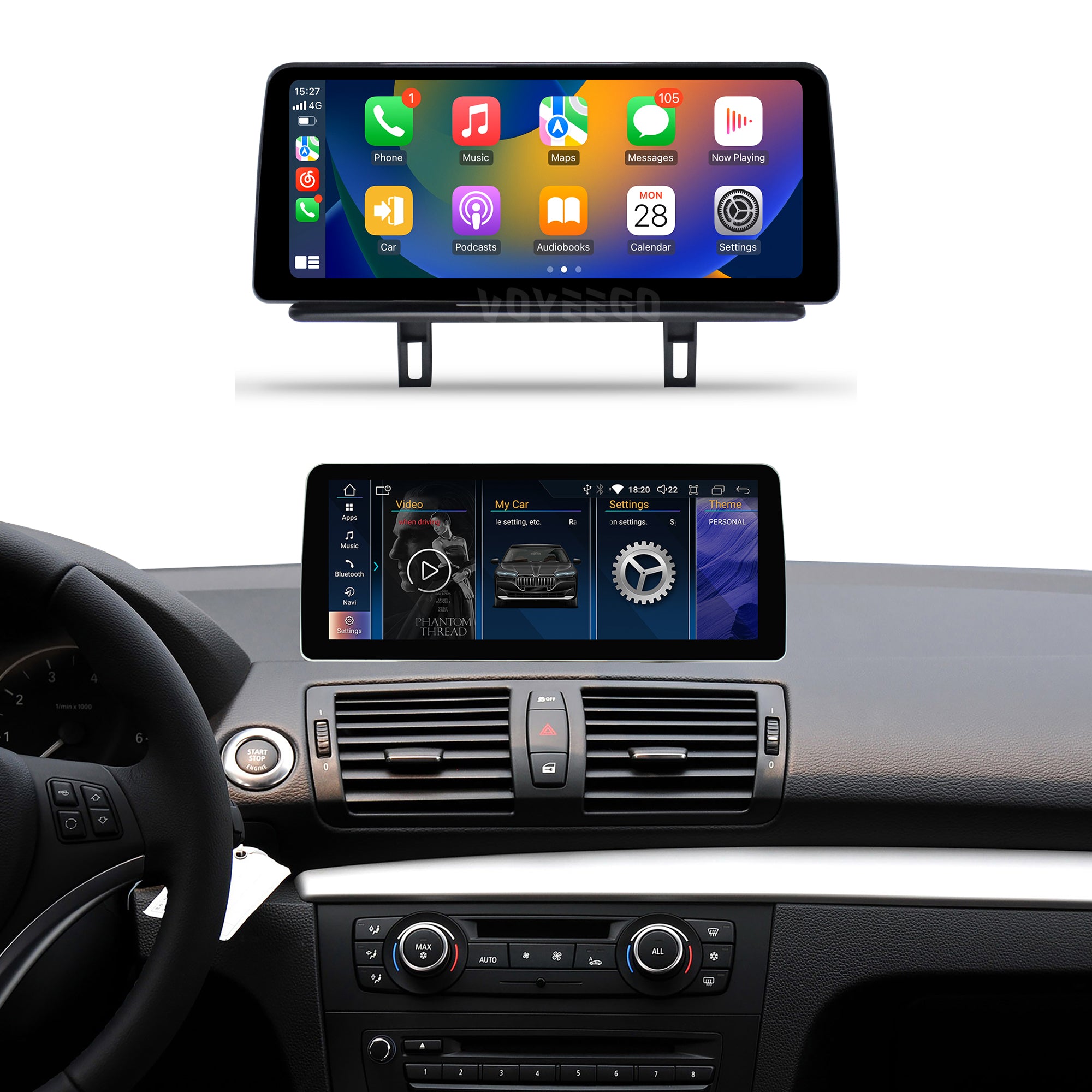12.3 inch BMW 1 Series E81/E82/E87/E88 2004-2014 Android Car Touch Screen