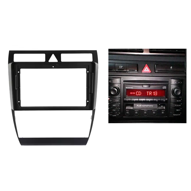 Toyota | Noah | 2014-2017 | Fascia de 9 pulgadas para marco de coche | Kit adaptador de radio para panel de instrumentos
