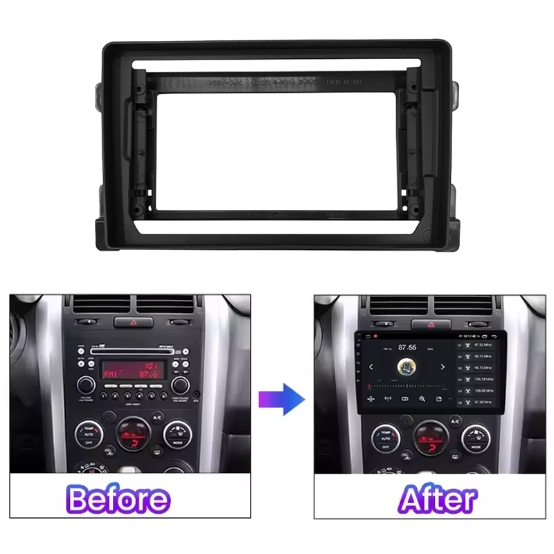 Suzuki | Grand Vitara | 2005-2015 | 9 Inch Car Frame Fascia | Car Radio Adapter Dash Panel Kit