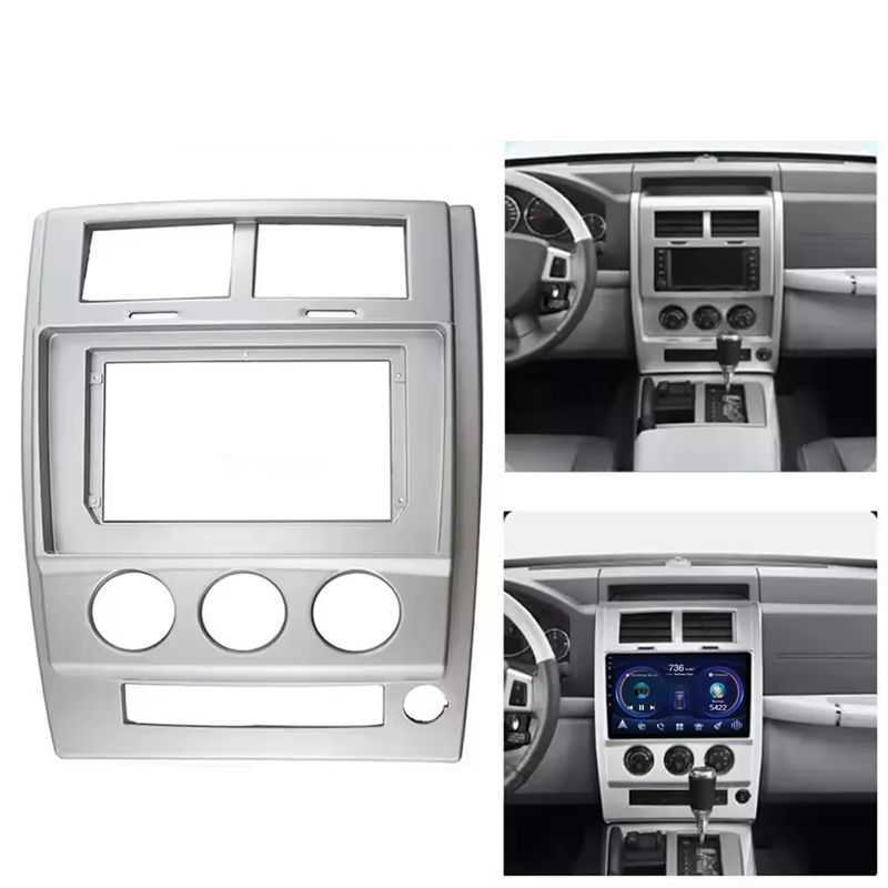 Volkswagen | Touareg | 2011-2017 | Kit de panel de radio de 9 pulgadas