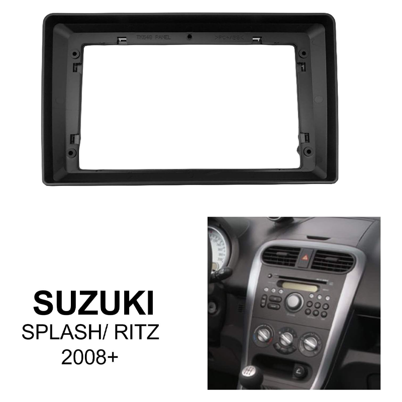 Suzuki | Splash Ritz | 2008-2014 | 9 Inch Car Radio Adapter Dash Panel Kit