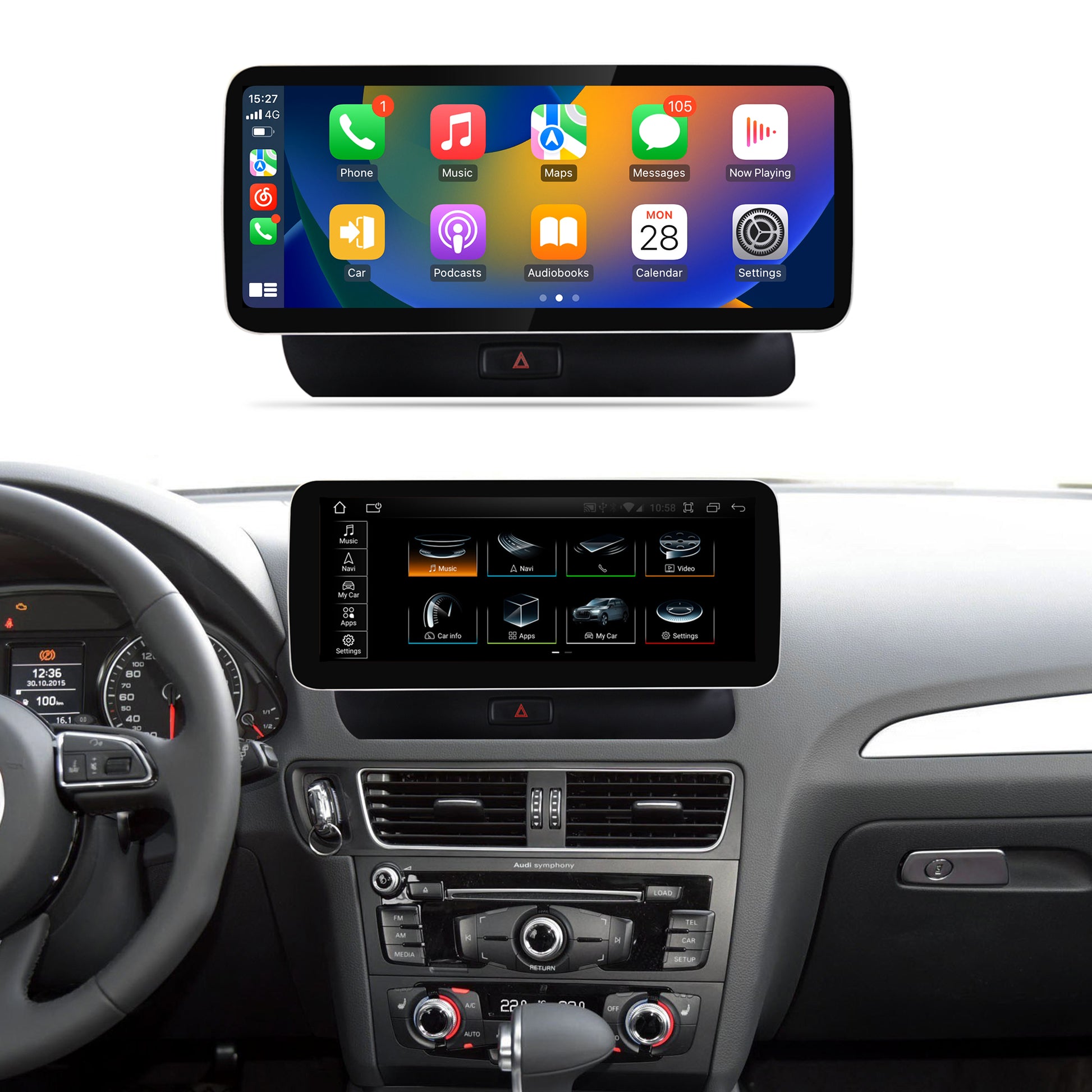 2012 audi q5 car radio