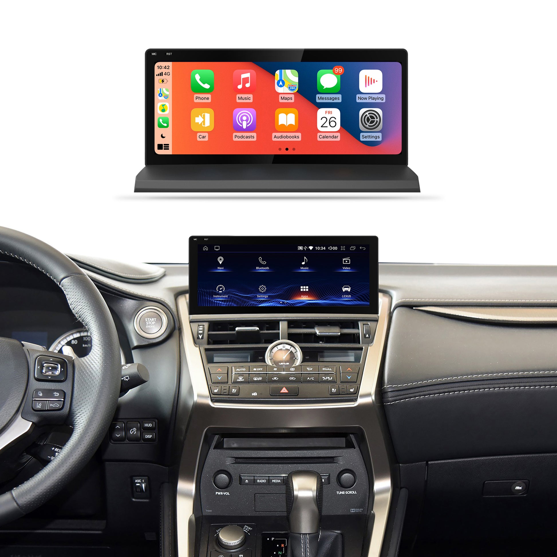 2017 lexus nx car radio carplay