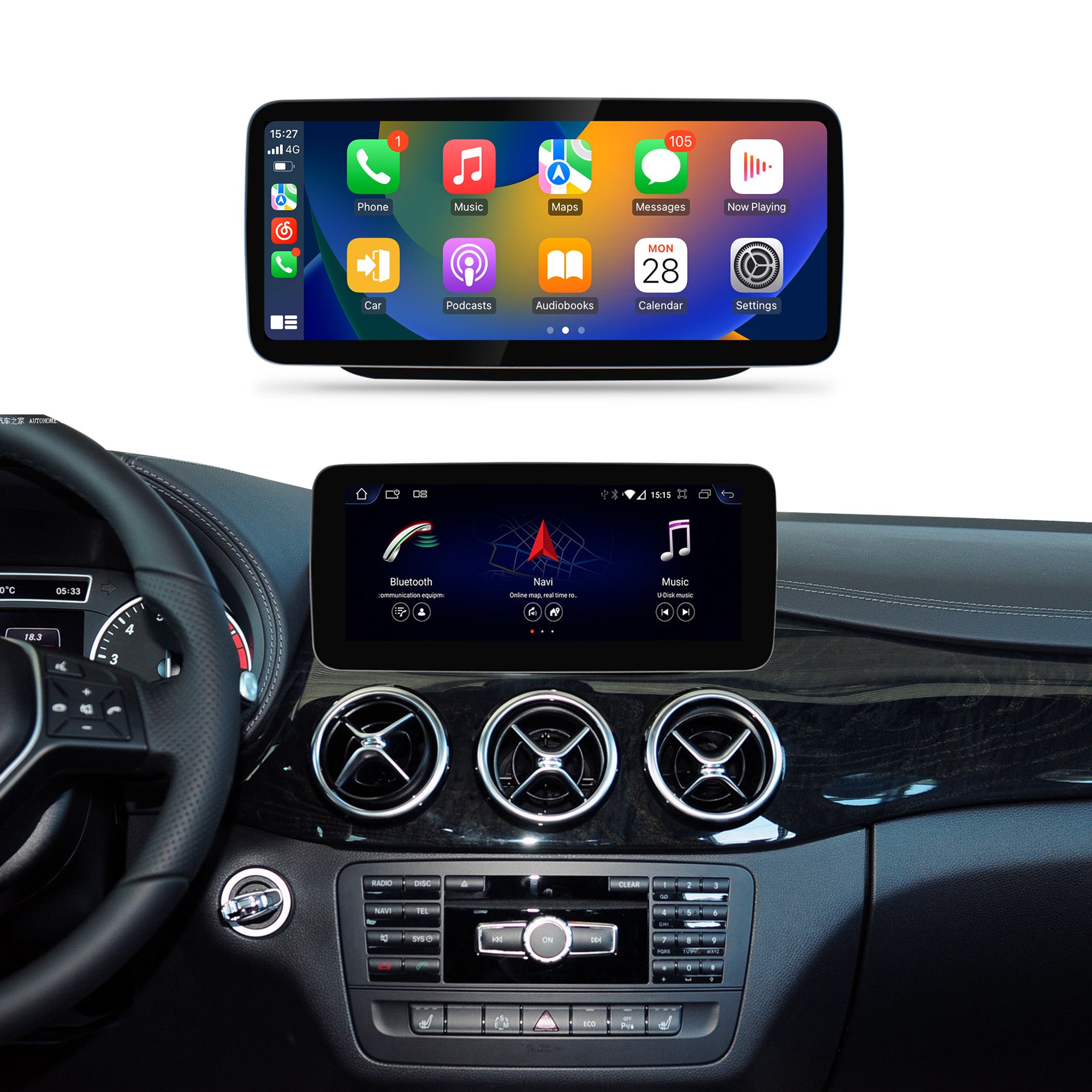 10.25 inch Benz B Class W246 2011-2018  LHD Android Car Radio