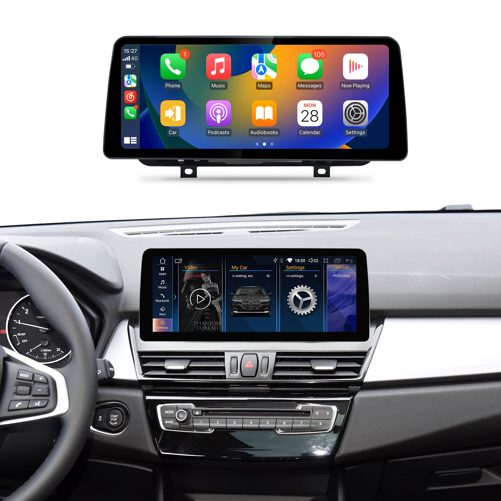 12.3 inch BMW 2 Series F45 2014-2019 Android Car Touch Screen