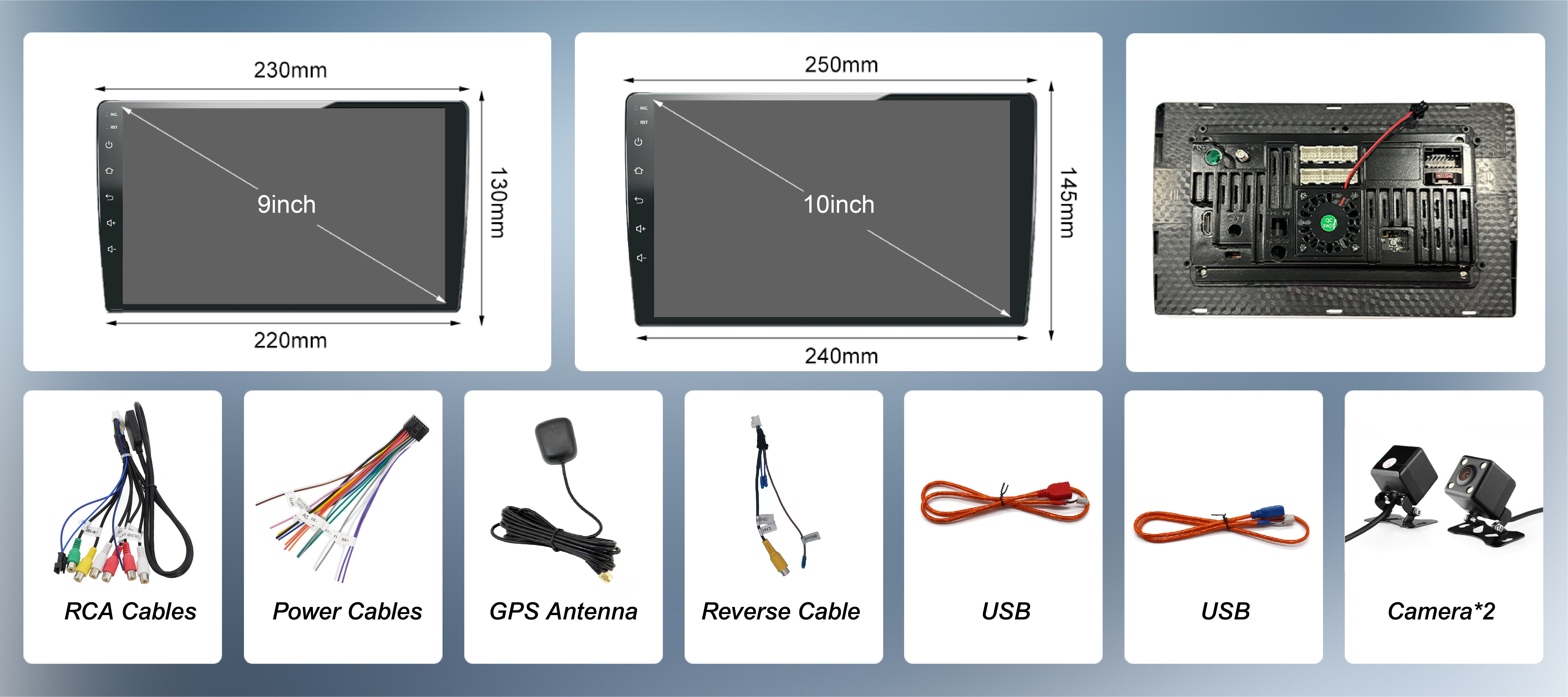 Android carplay head uni cables