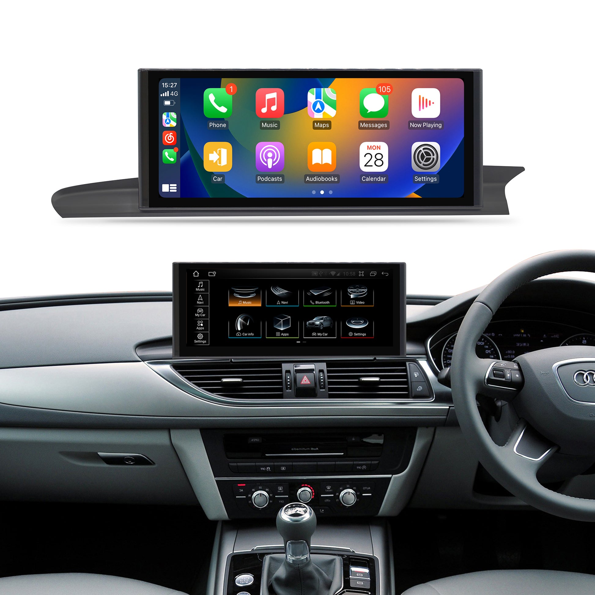 Audi car head unit upgrade