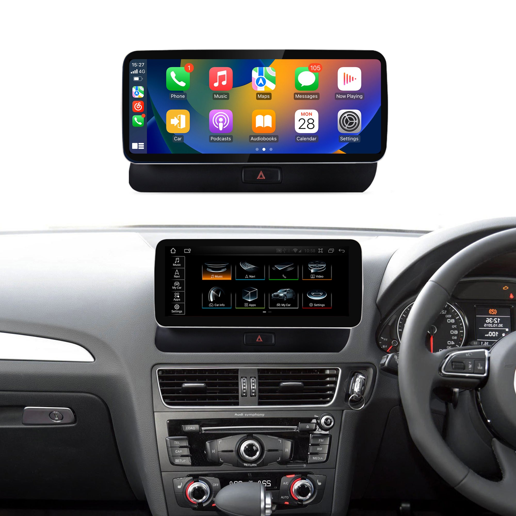 Audi q5 car head unit upgrade