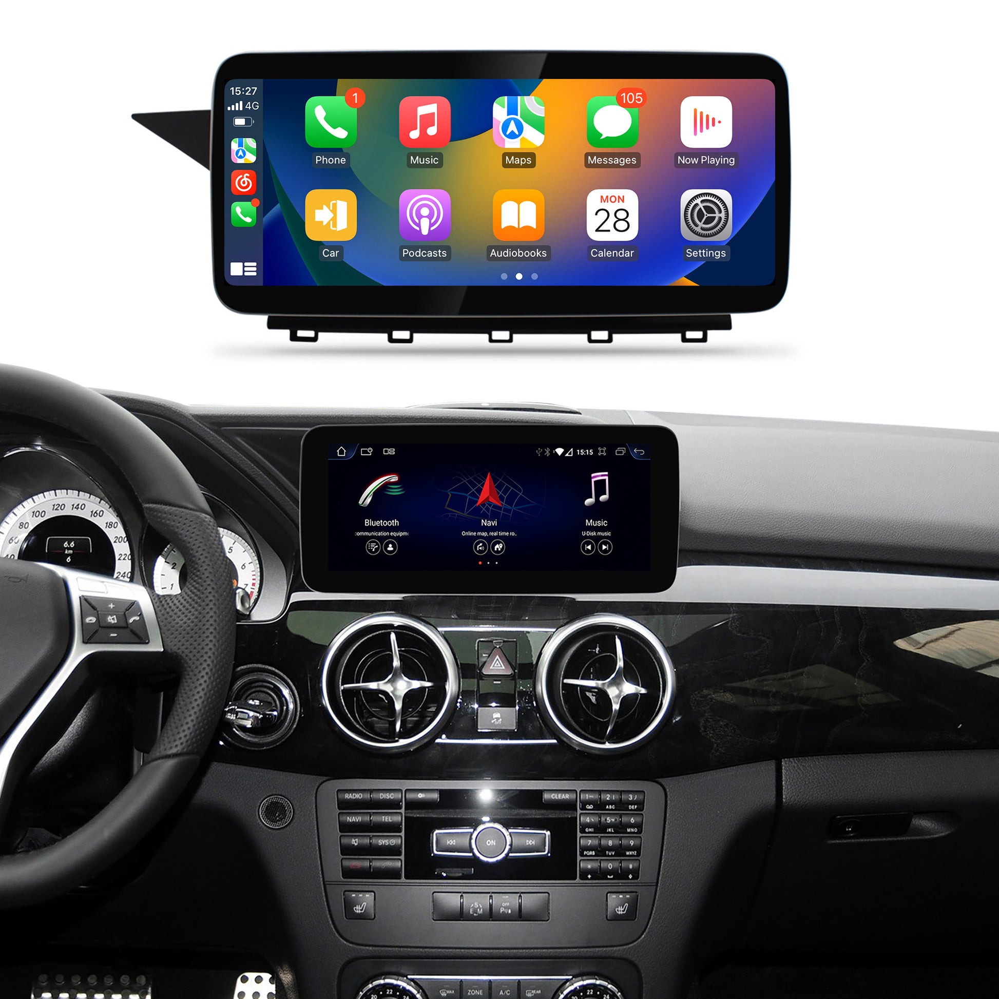 Benz GLK Class Android car head unit radio