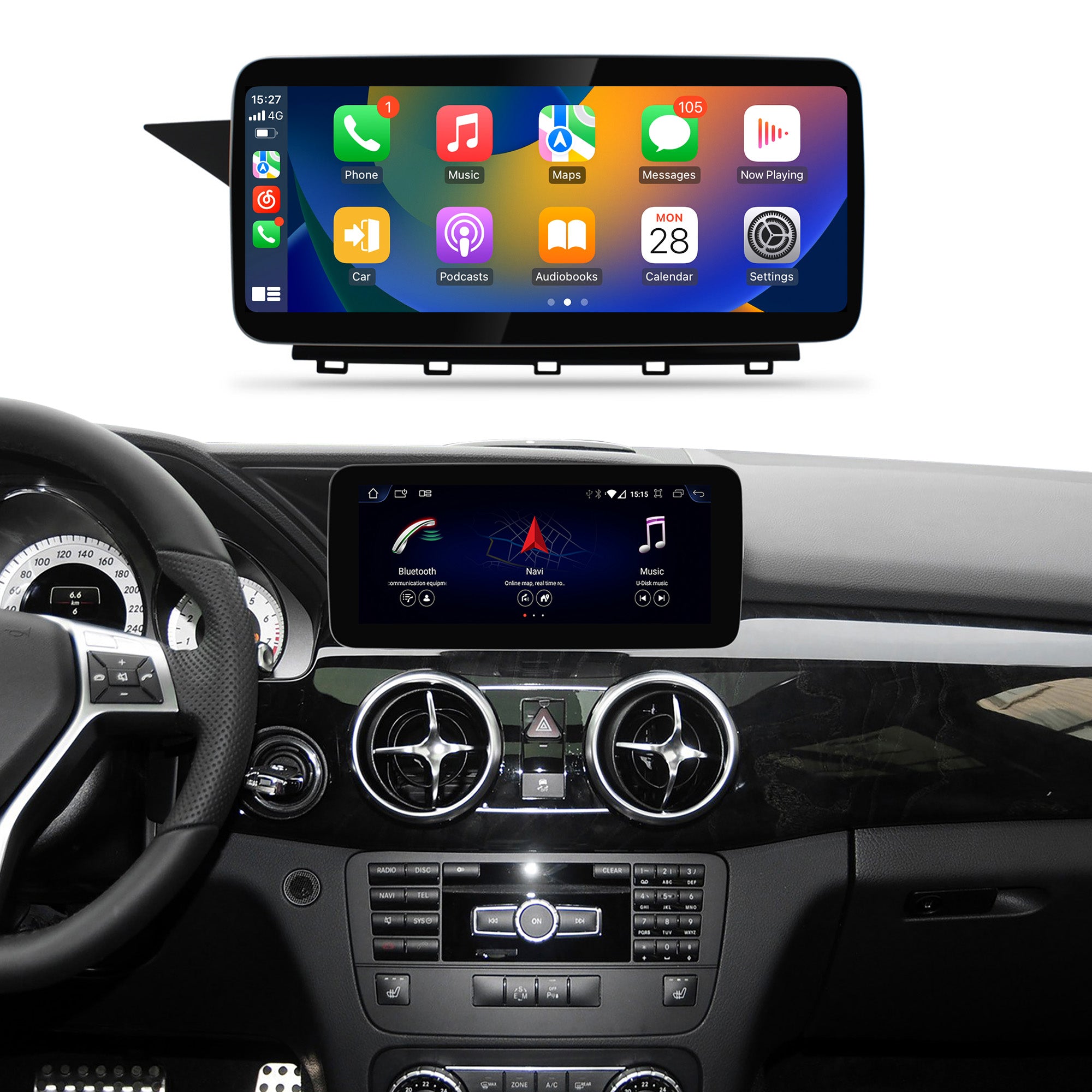 Benz GLK Class Android car head unit radio