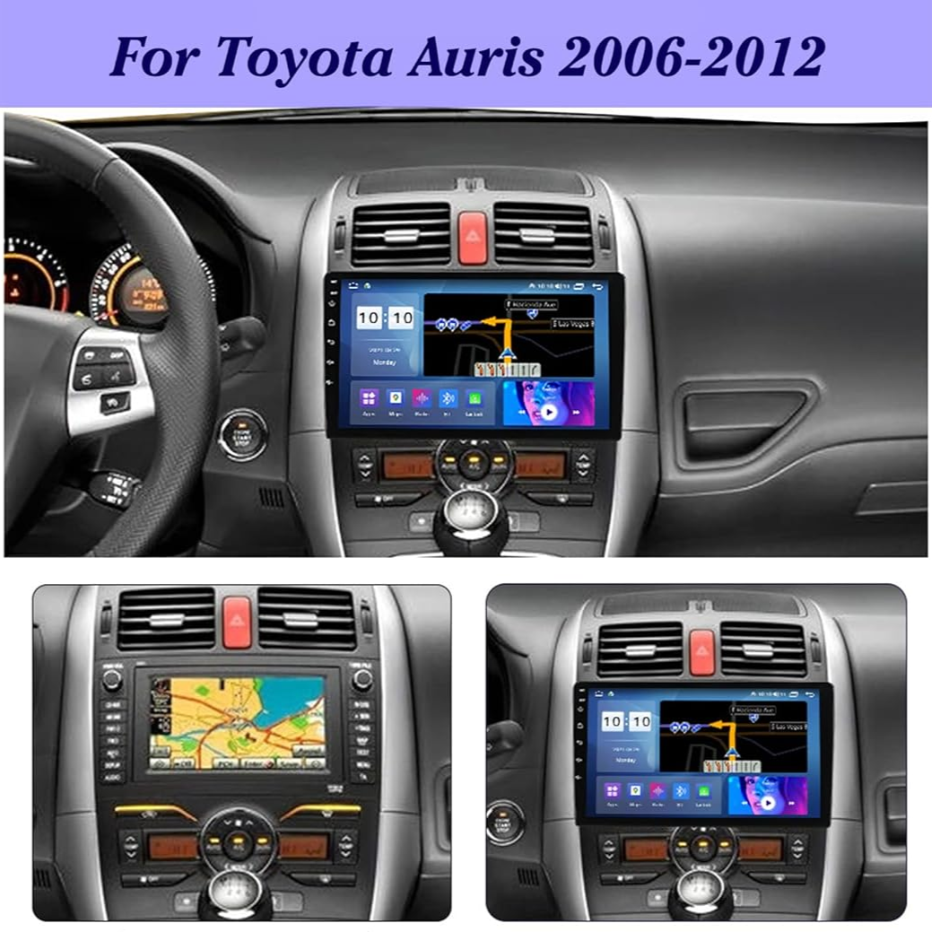 Toyota | Auris | 2006-2012 | 10 Inch Car Frame Fascia | Car Radio Adapter Dash Panel Kit