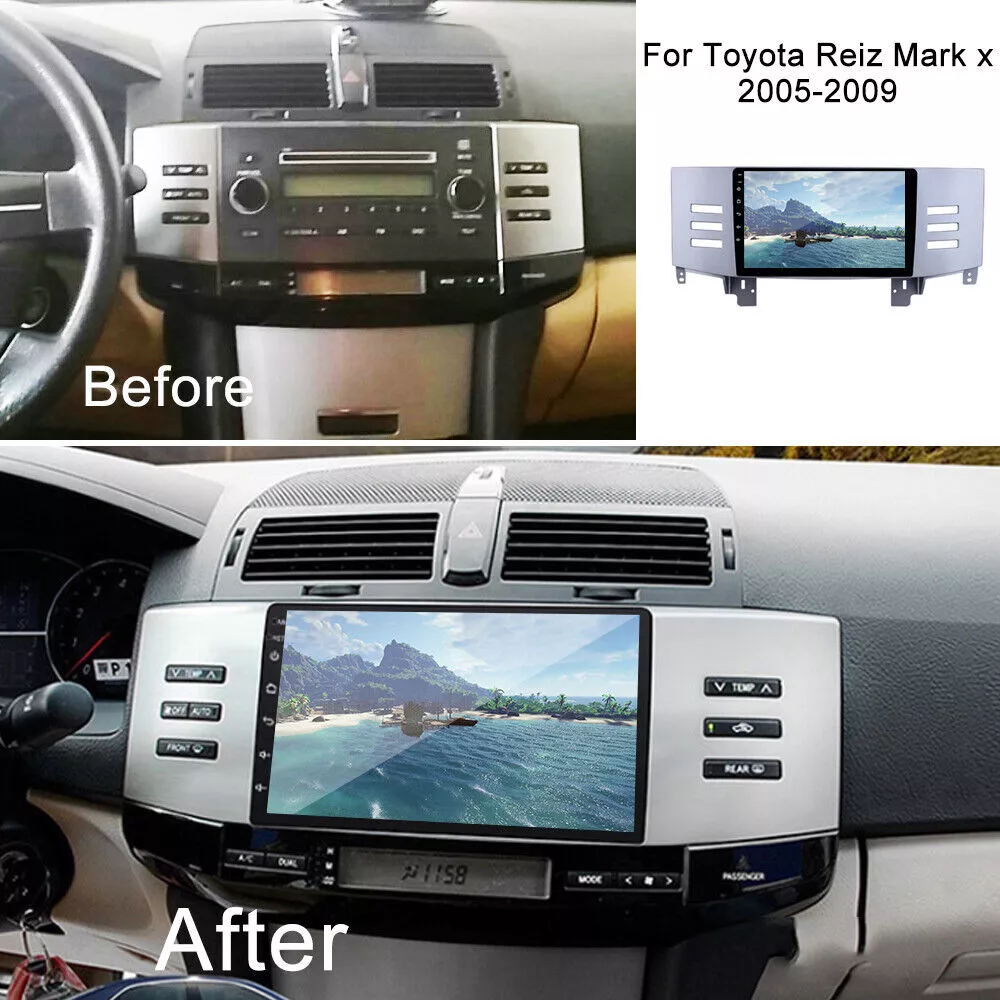 Toyota | Reiz/Mark X | 2005-2009 | 9 Inch Car Frame Fascia | Car Radio Adapter Dash Panel Kit