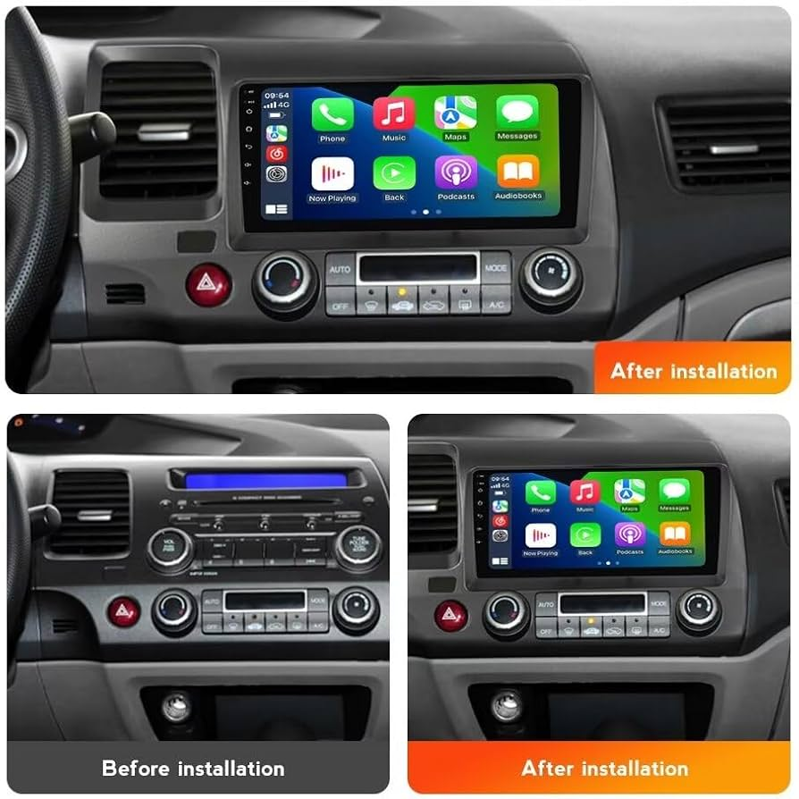 Honda civic car radioframe