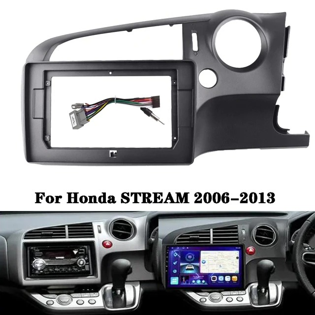 Honda | Stream | 2006-2013 | Kit de panel de radio de 10 pulgadas para coche