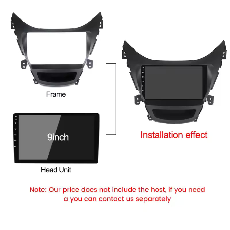 Hyundai Elantra car frame kit