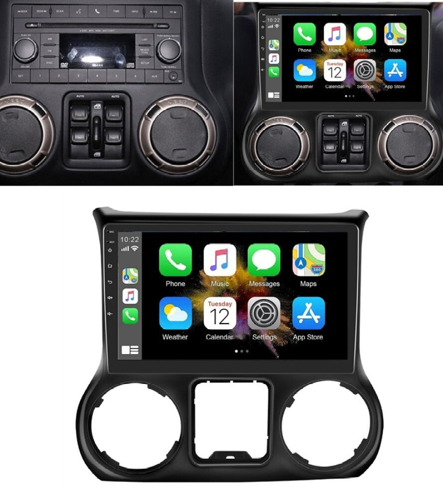 Jeep Wrangler Rubicon Car Radio Frame Dash Panel Kit