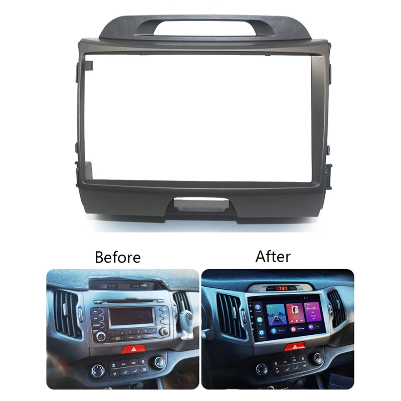 Kia | Sportage | 2010-2016 | 9 Inch Car Radio Frame Dash Panel Kit