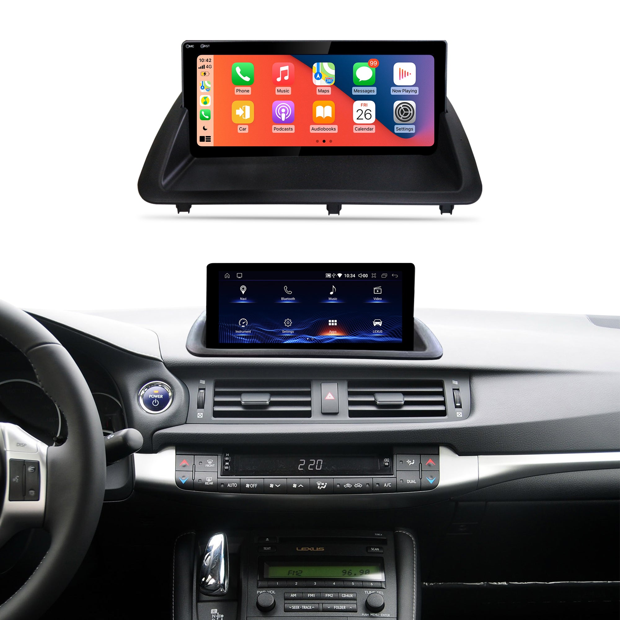  Lexus CT Android Touch Screen DVD Player