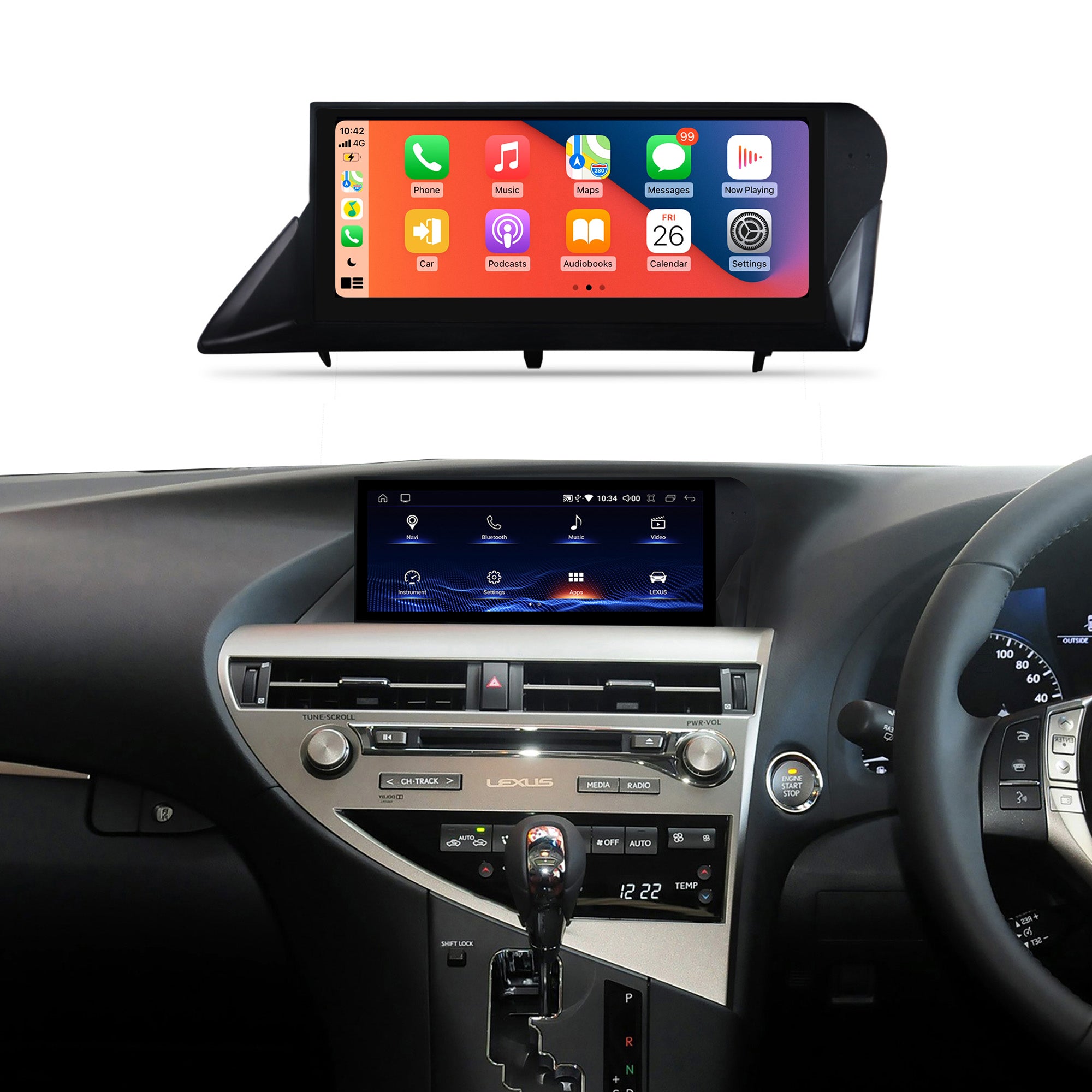  Lexus RX 2009 Carplay Car Head Unit Android
