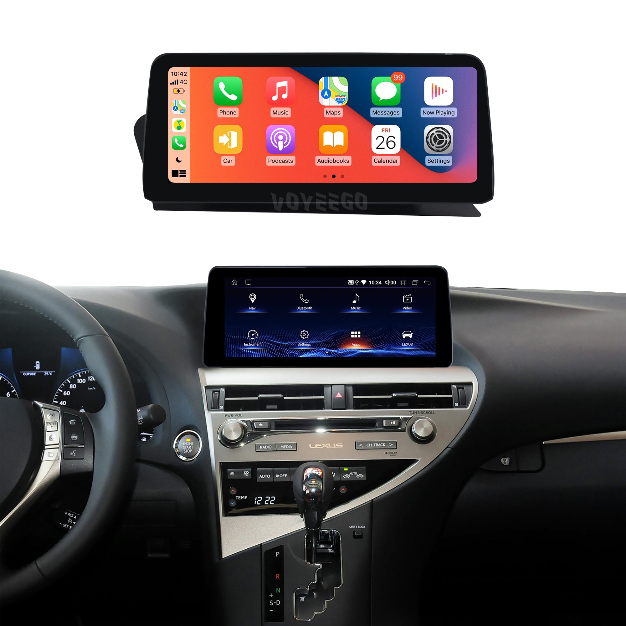  Lexus RX 2015 LHD Carplay Head Unit