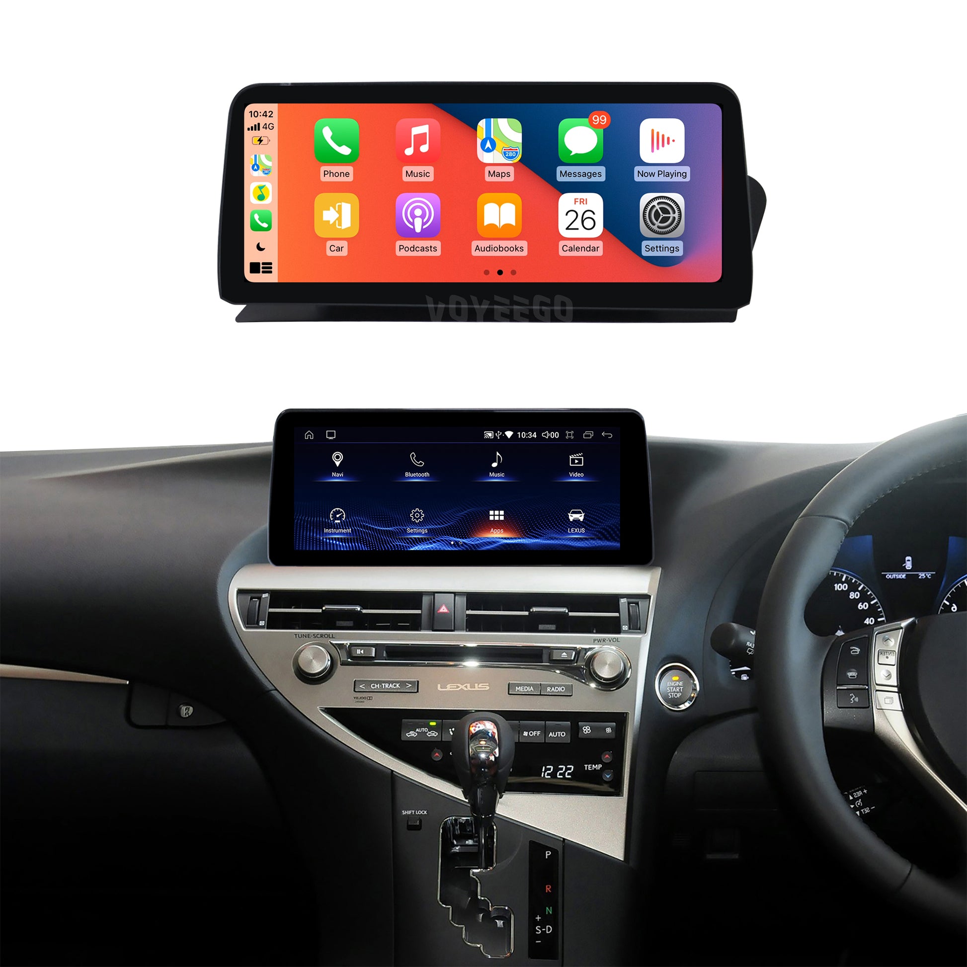 Lexus RX Android car radio system