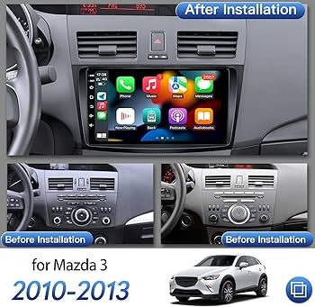 مازدا | مازدا 3/أكسيلا | 2010-2013 | طقم لوحة قيادة بإطار راديو السيارة 9 بوصات