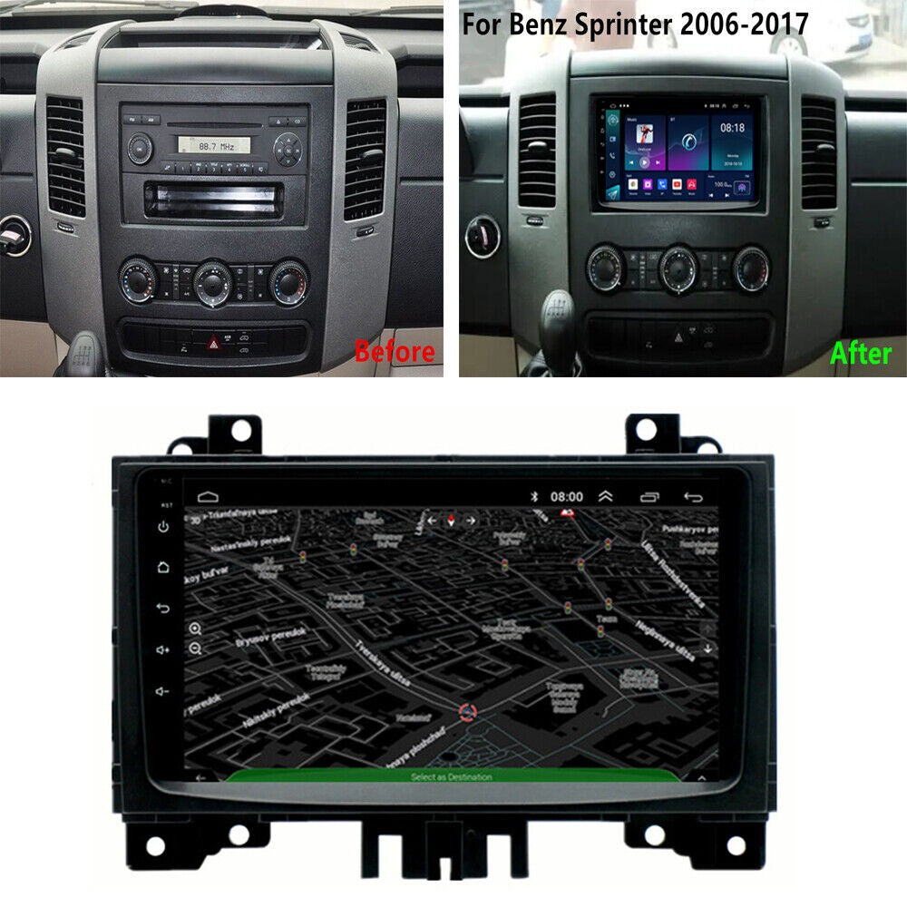 Mercedes Benz Sprinter car radio frame kit