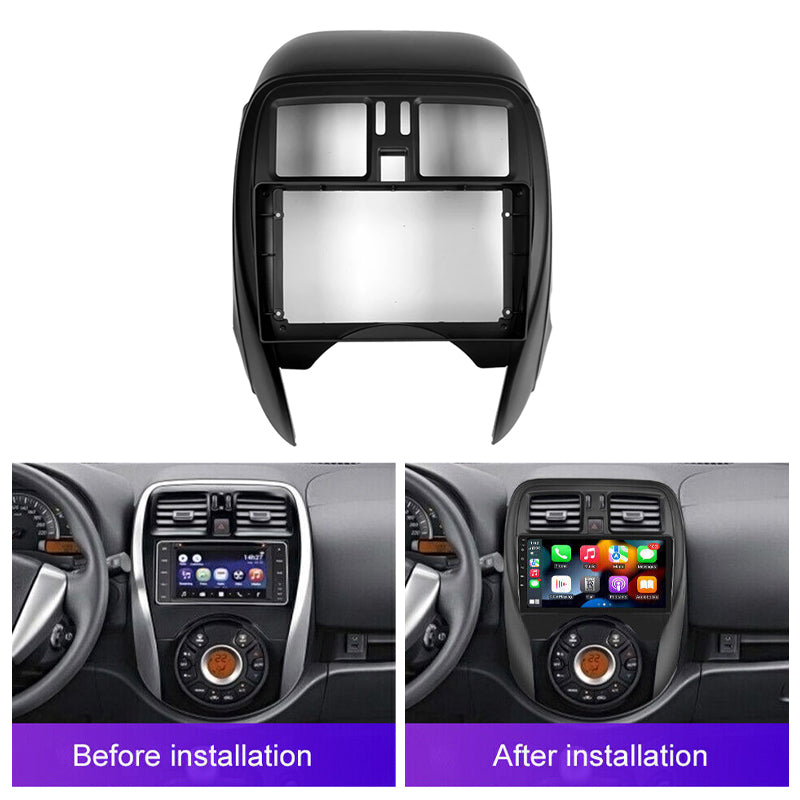 Nissan March 2010 car radio frame kit panel