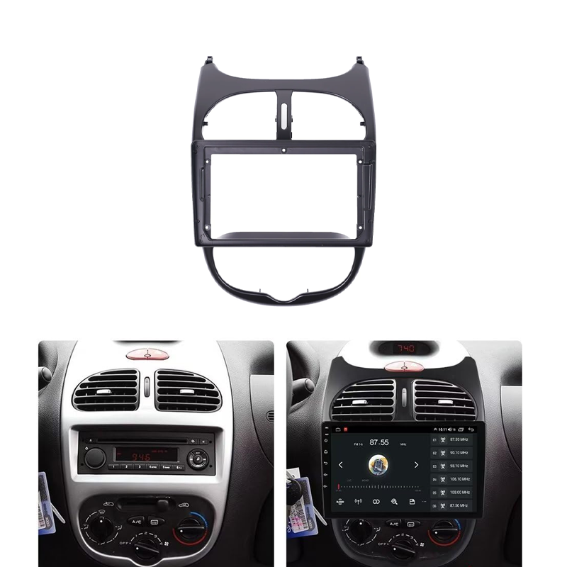  Peugeot 206 car radio frame kit