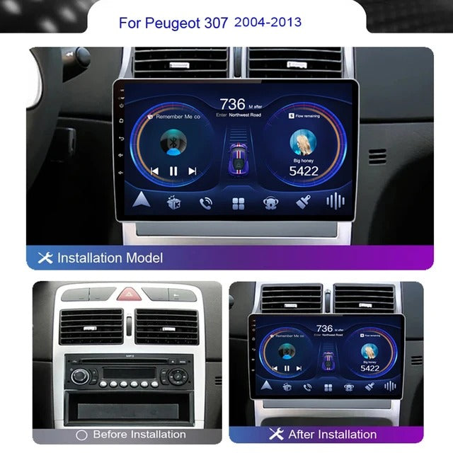 Peugeot 307 2004 car frame kit