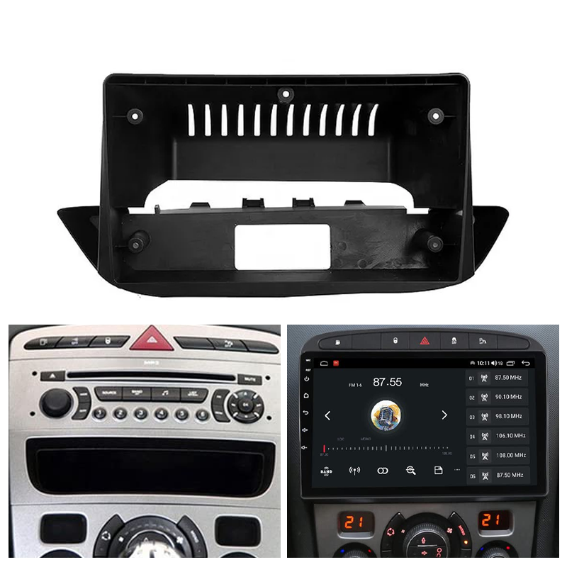 Peugeot 308 9 Inch Car Radio Fascia Kit Frame Kit