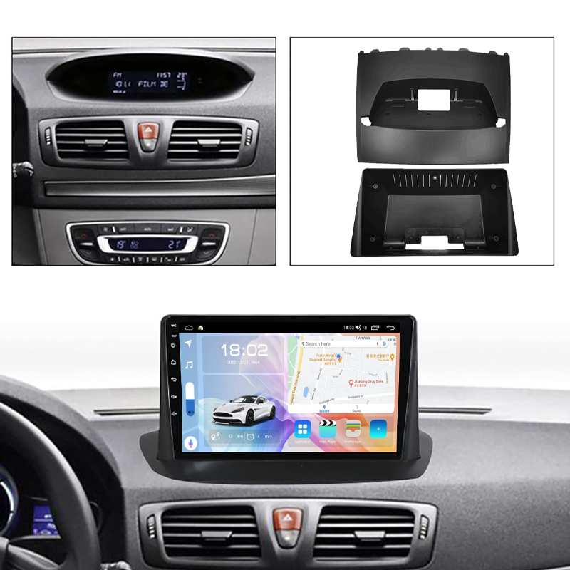 Renault  Fluence Car Radio Frame