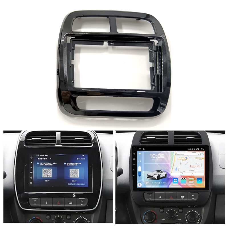 Renault Kwid K-ze 9 Inch Car Radio Fascia Kit Frame 