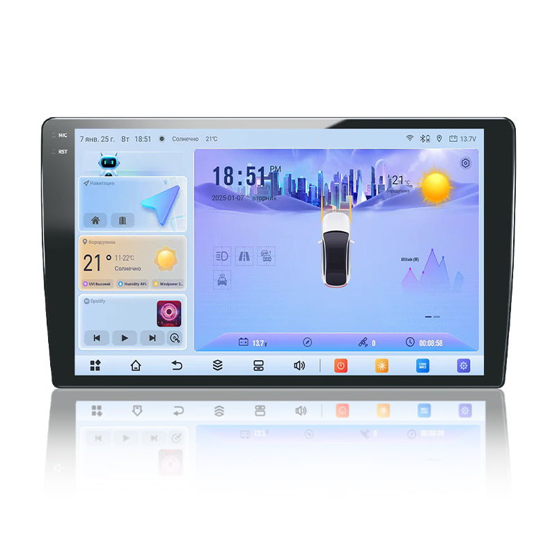 MCX TN10 Universal Octa-core 4G Android Touch Screen Radio