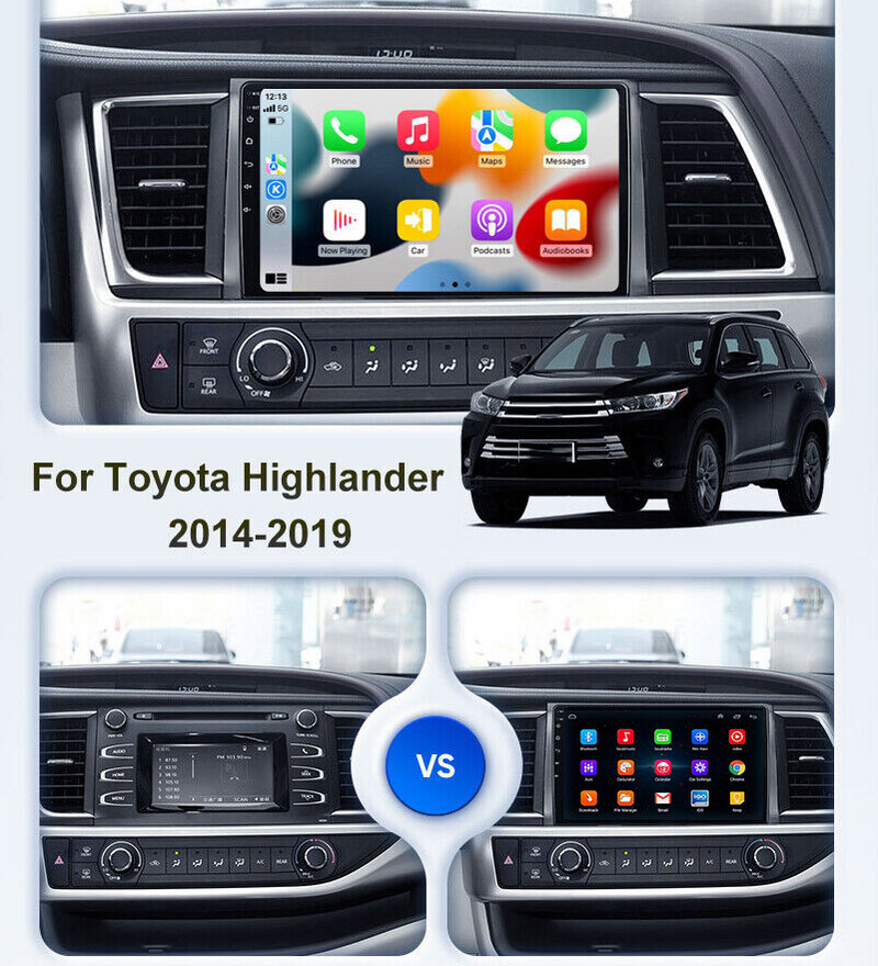 Toyota Highlander 2014-2019 car radio frame kit