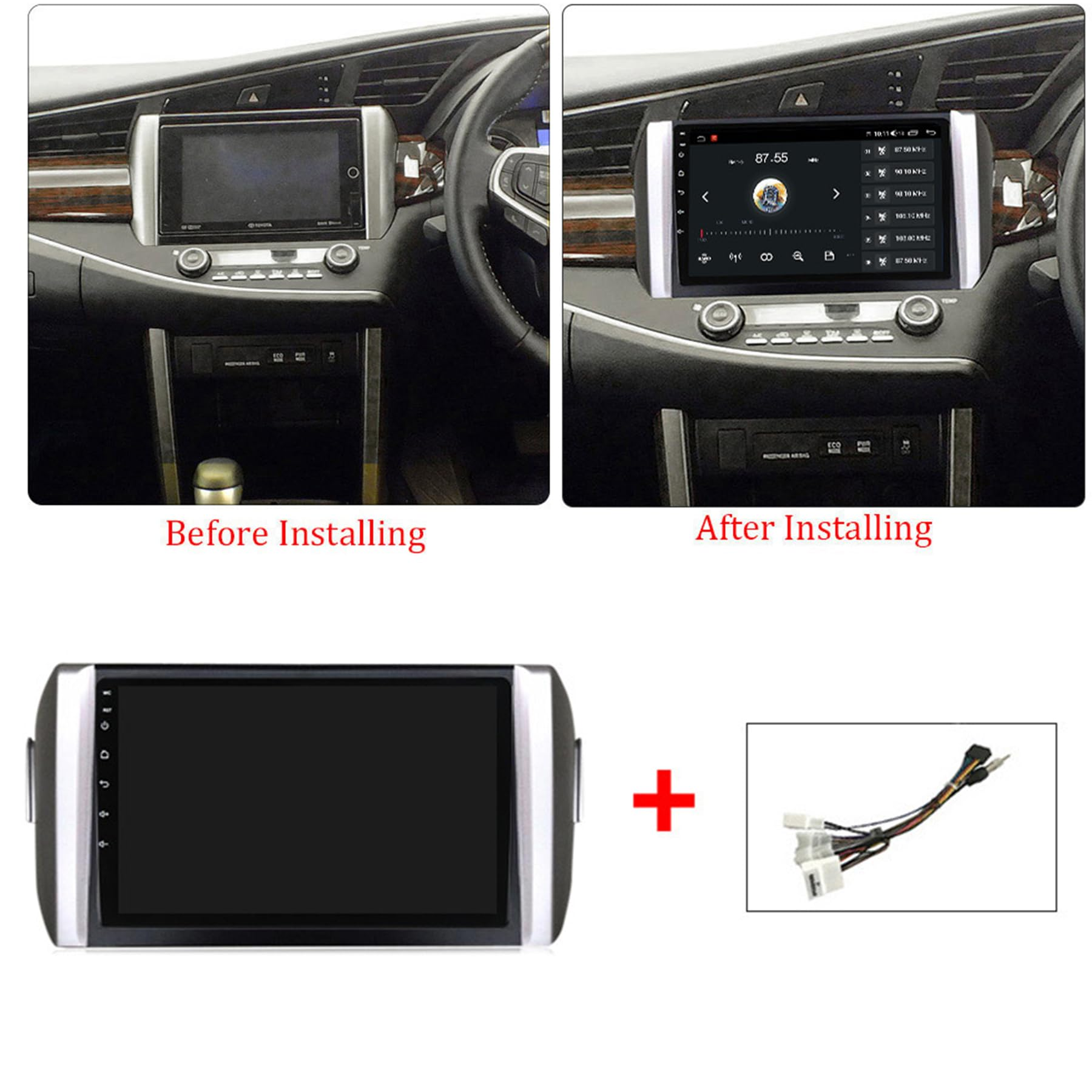 Toyota Innova 2015 car radio frame