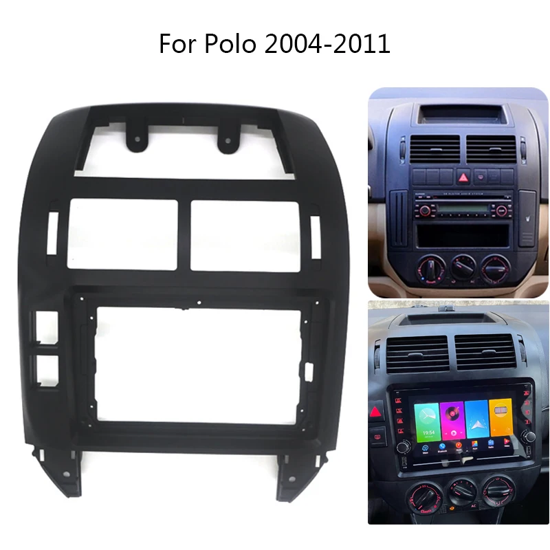 Volkswagen | Polo | 2004-2011 | 9 Inch Car Radio Frame Dash Panel Kit