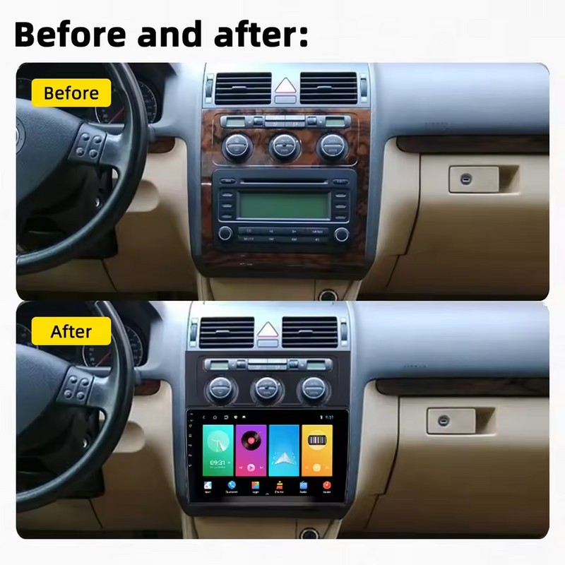 Volkswagen Touran car radio frame
