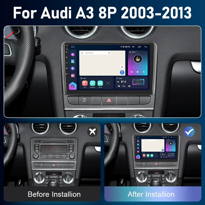  audi A3 8p car radio frame