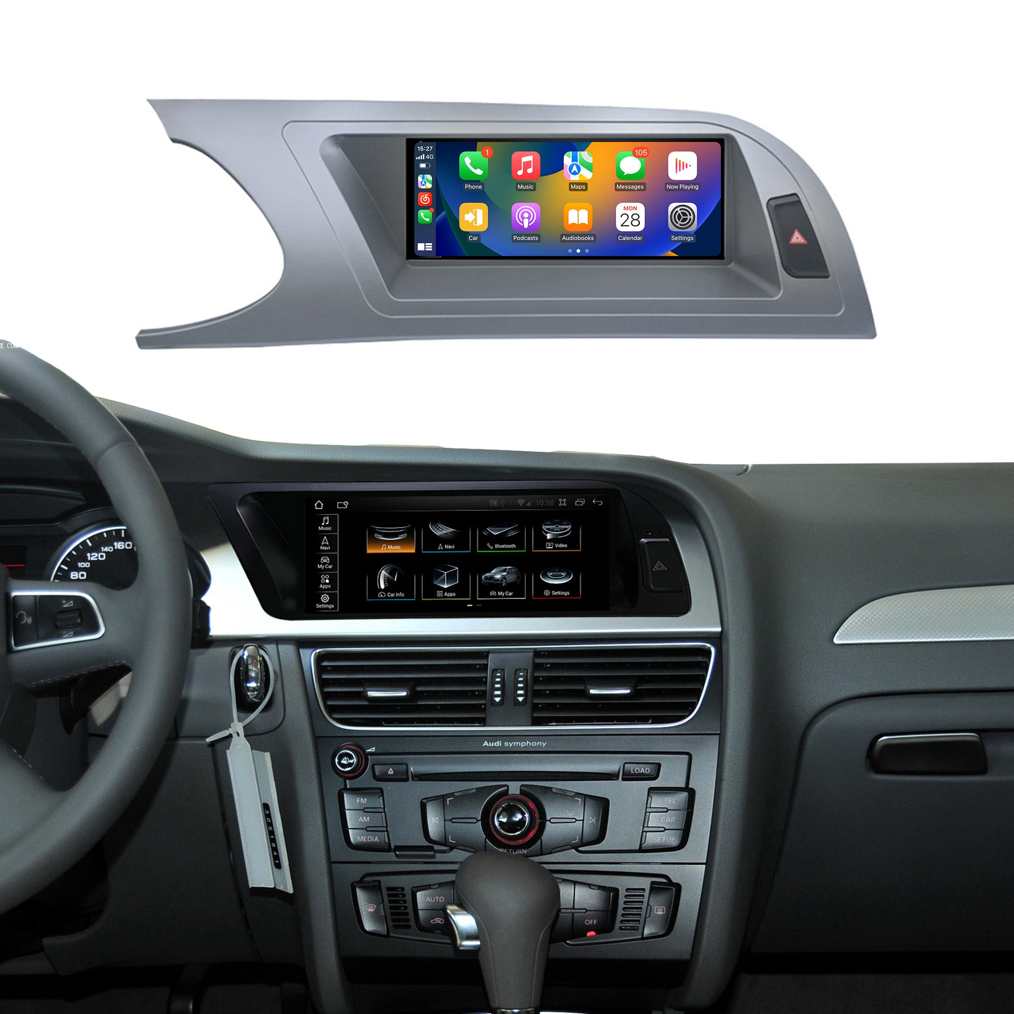 	
audi a4 radio upgrade