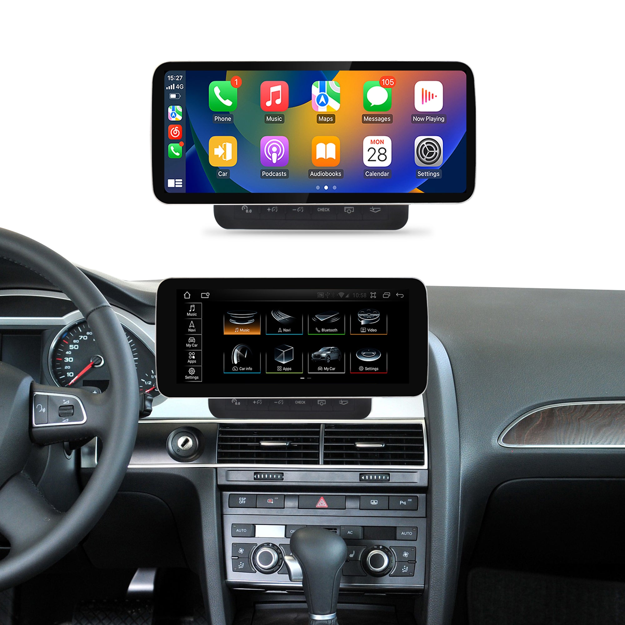 audi a6 car radio head unit stereo