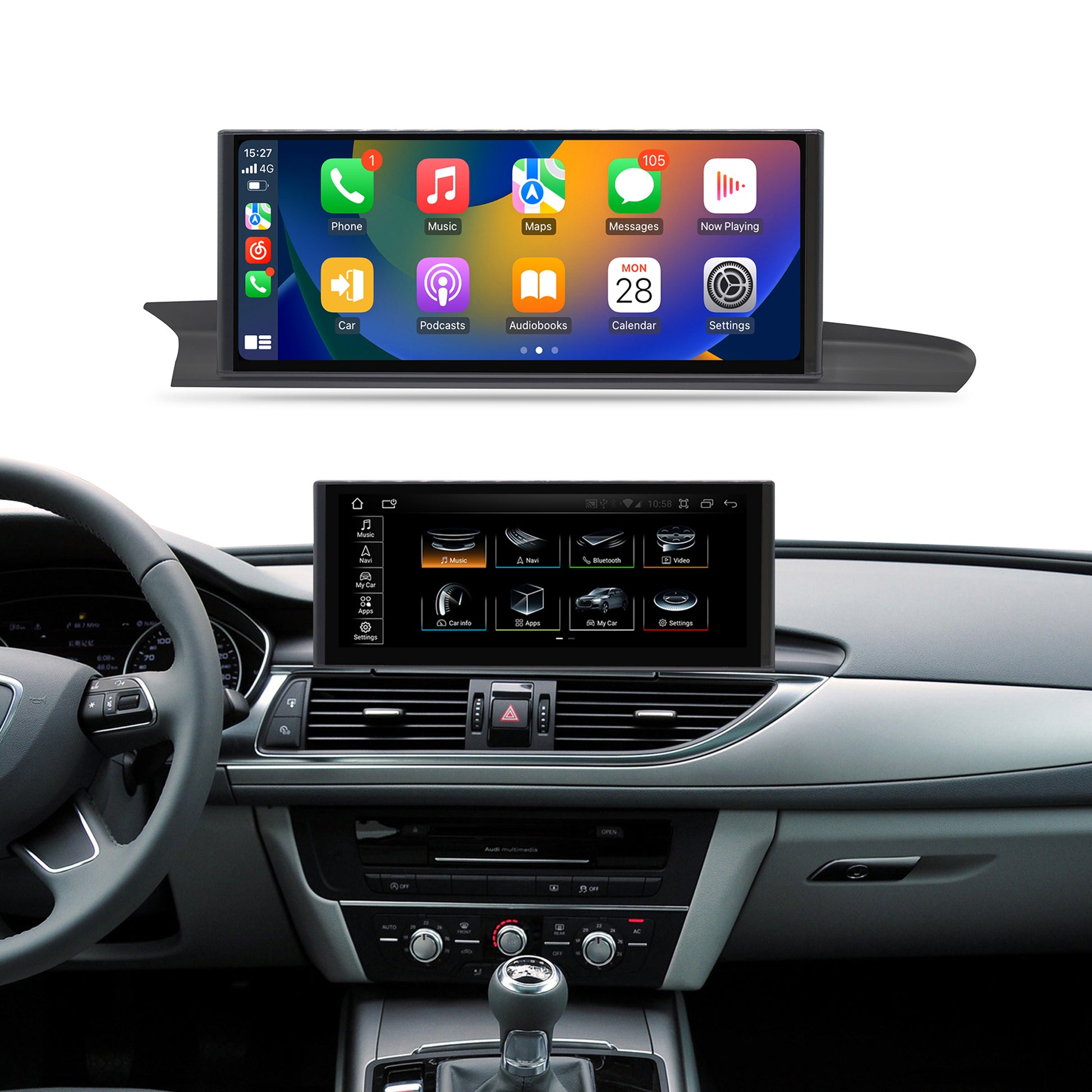 	
audi a6 head unit upgrade