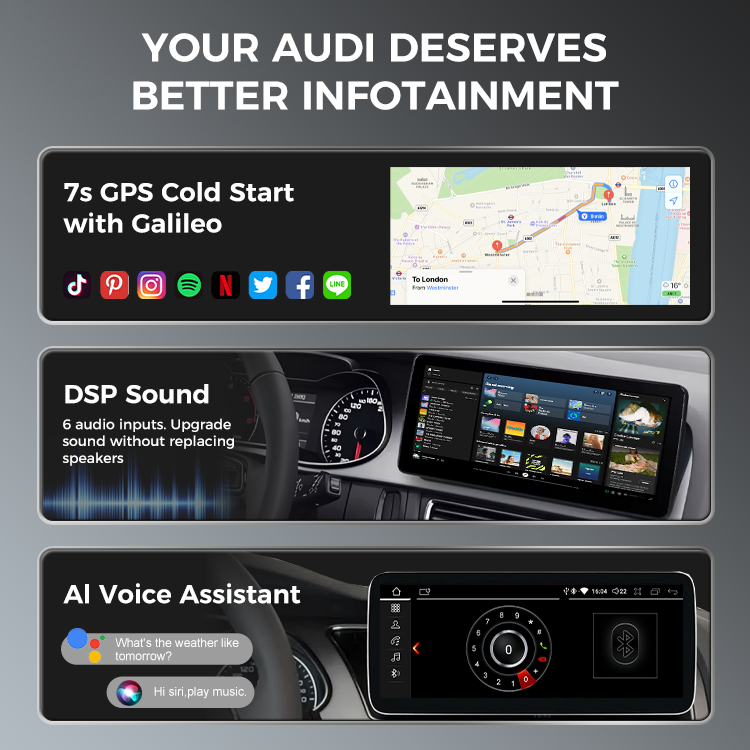 	
audi car radio carplay system