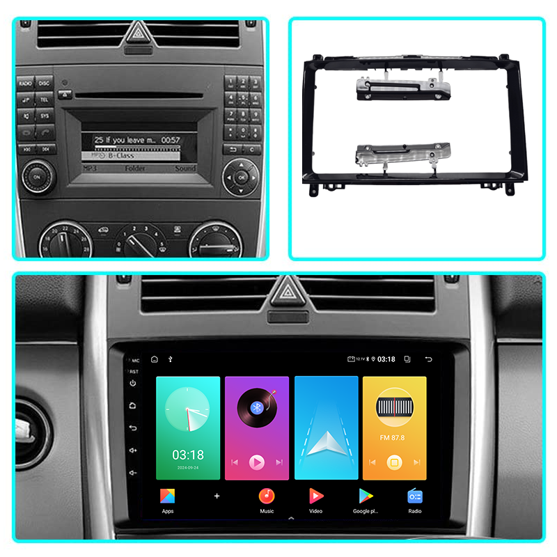 benz android screen in car 