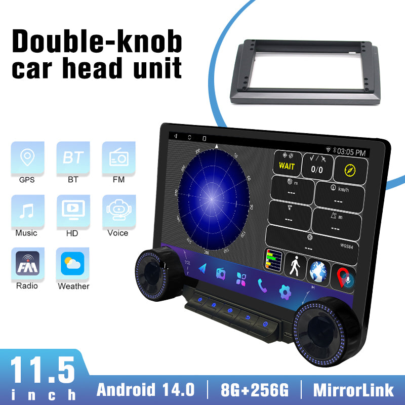 bluetooth single din car head unit