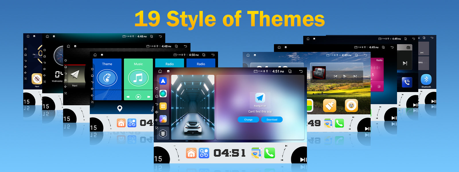 double din apple carplay with volume knob distributor