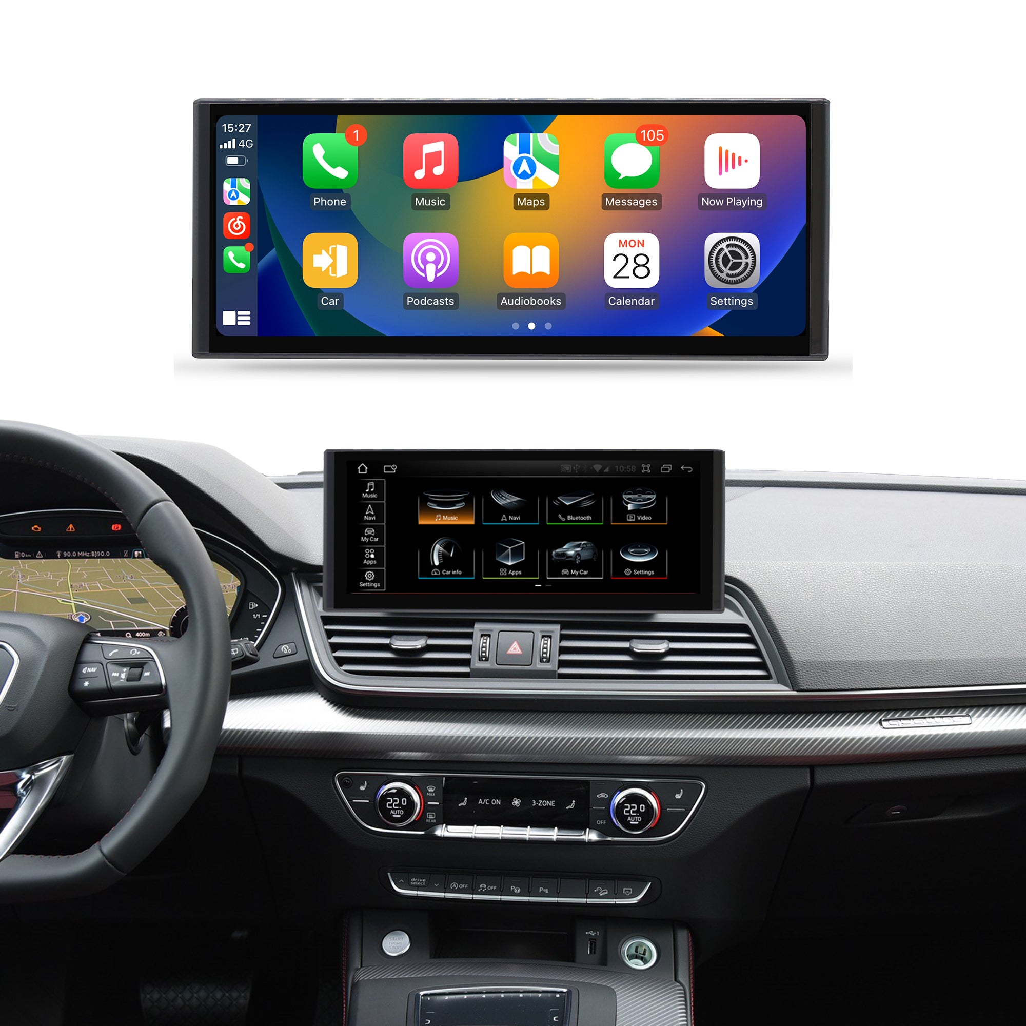 head unit single din bluetooth